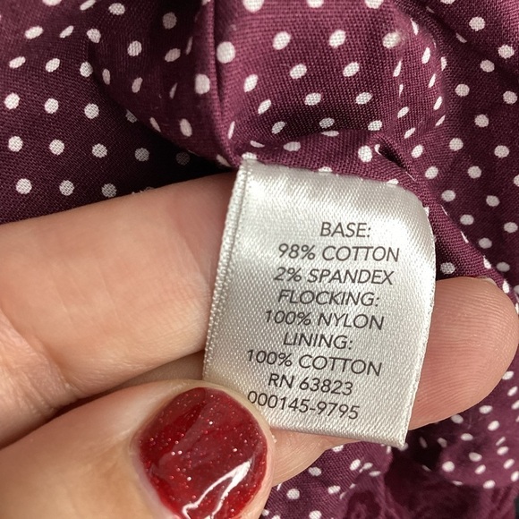 CJ BANKS PLUS SIZE 2X 20 22W FALL WINTER JACKET RED BURGUNDY VELVET COAT TOP NWT - Picture 14 of 14